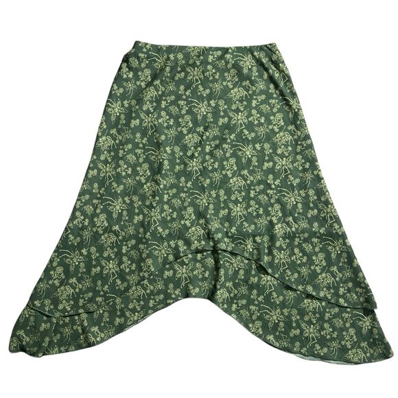 Thorn & Fable Maxi Skirt Women Sz SM Skeleton Butterfly Pixie Hem Fairy Goth - Picture 4 of 11